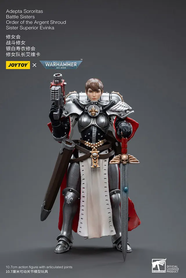 Adepta Sororitas Battle Sisters Order of the Argent Shroud Sister Superior Evinka