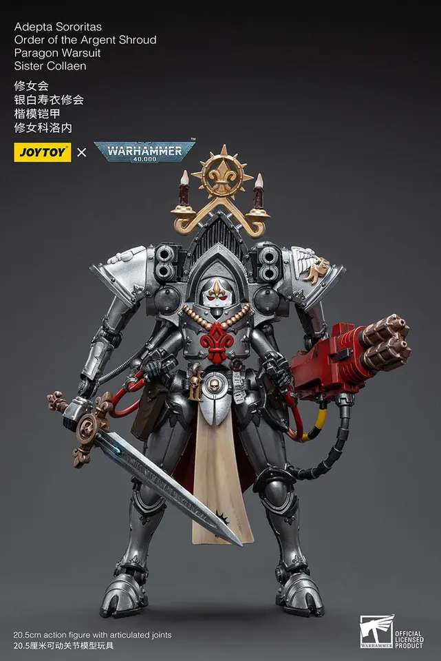 Adepta Sororitas Order of the Argent Shroud Paragon Warsuit Sister Collaen