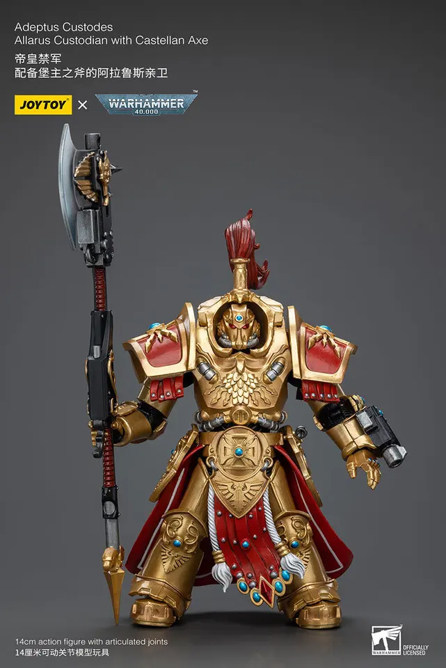 Adeptus Custodes Allarus Custodian with Castellan Axe