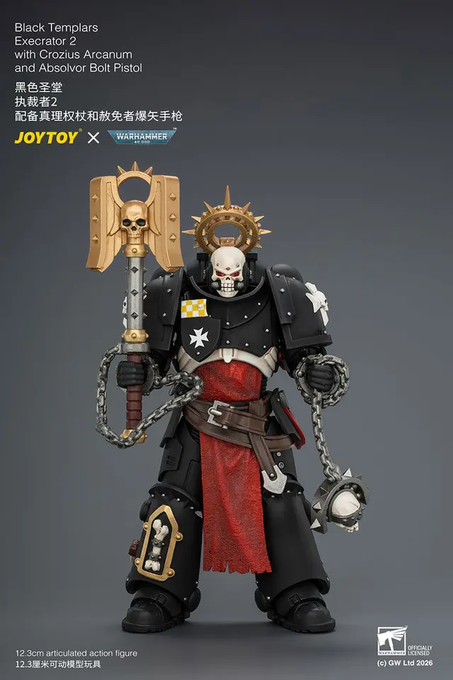 Black Templars Execrator 2 with Crozius Arcanum and Absolvor Bolt Pistol