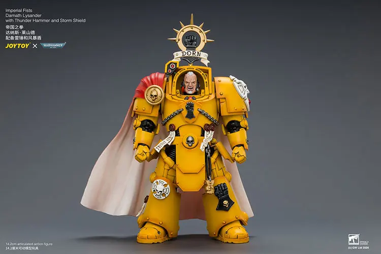 Imperial Fists Darnath Lysander with Thunder Hammer and Storm Shield