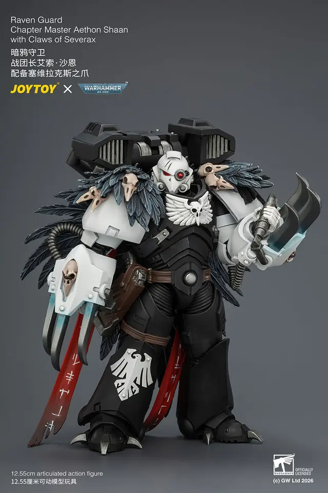Raven Guard Chapter Master Aethon Shaan with Claws of Severax