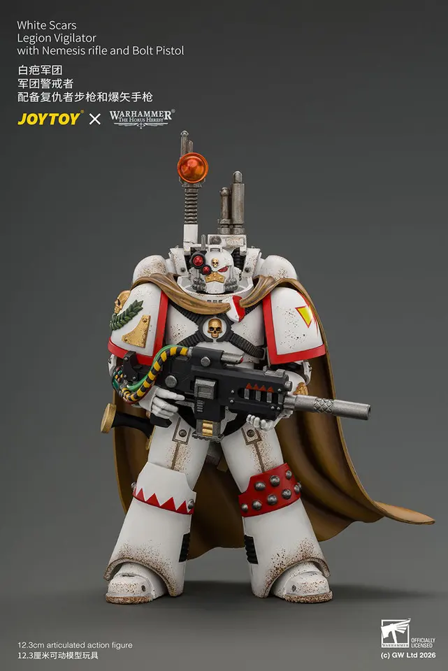 White Scars Legion Vigilator with Nemesis rifle and Bolt Pistol